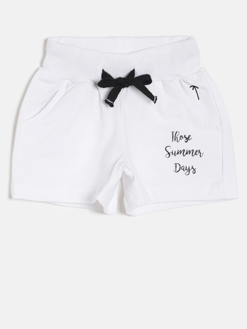 

Palm Tree Girls White Solid Regular Fit Shorts