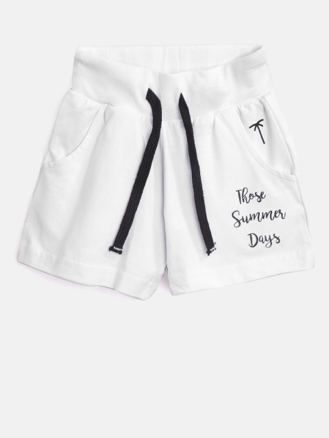 

Palm Tree Girls White Solid Regular Fit Shorts