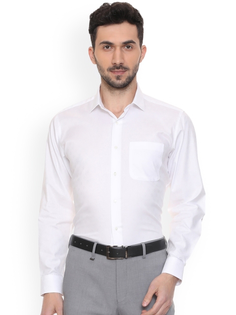 

Van Heusen Men White Regular Fit Solid Formal Shirt