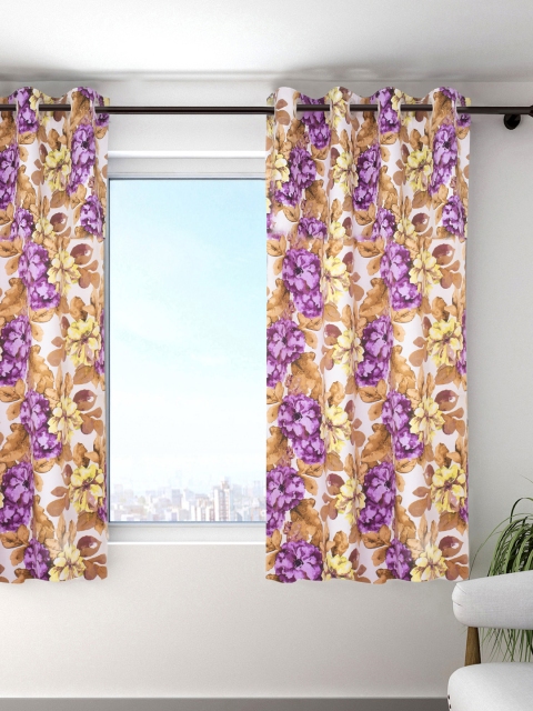 

HOUZZCODE Multicoloured Room Darkening Curtain, Multi