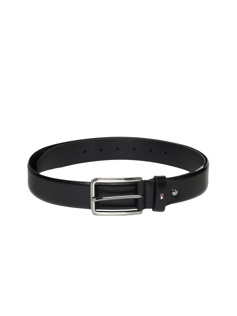 

Tommy Hilfiger Men Black Solid Leather Belt