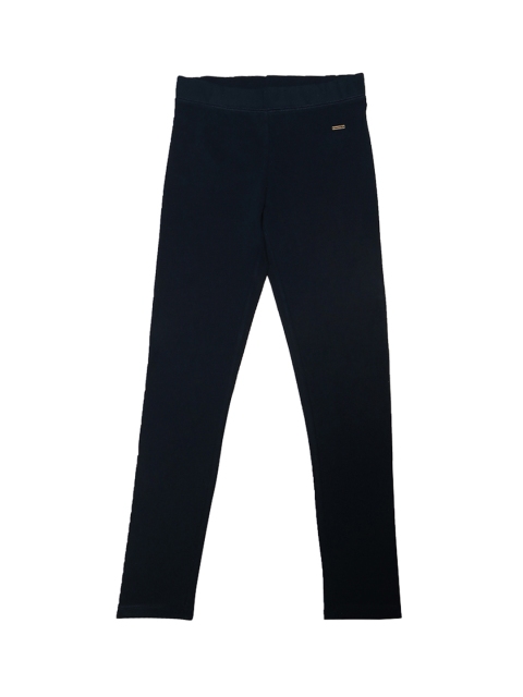 

Allen Solly Junior Girls Navy Blue Solid Ankle-Length Leggings