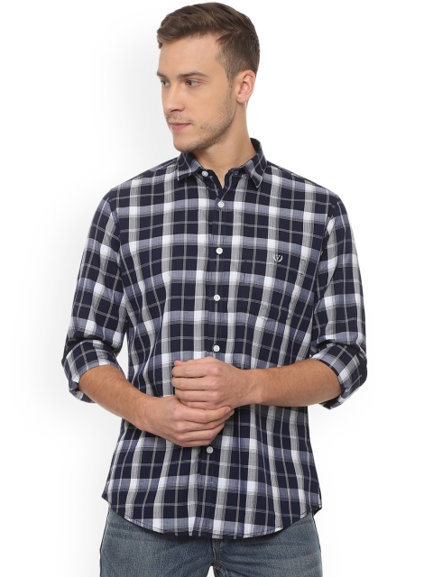 

Van Heusen Sport Men Blue Slim Fit Printed Casual Shirt