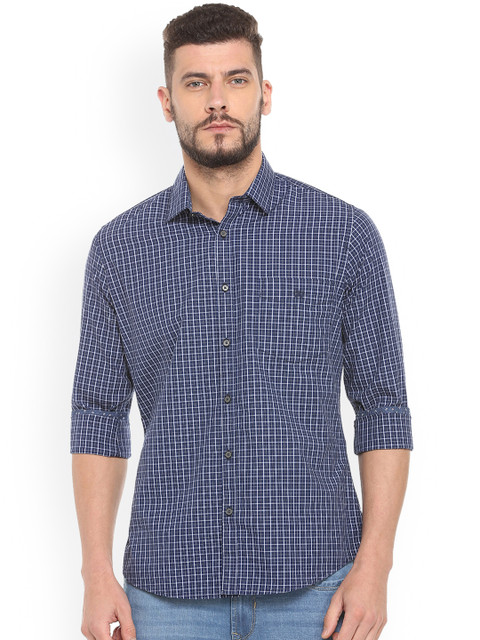 

Van Heusen Sport Men Blue Slim Fit Printed Casual Shirt