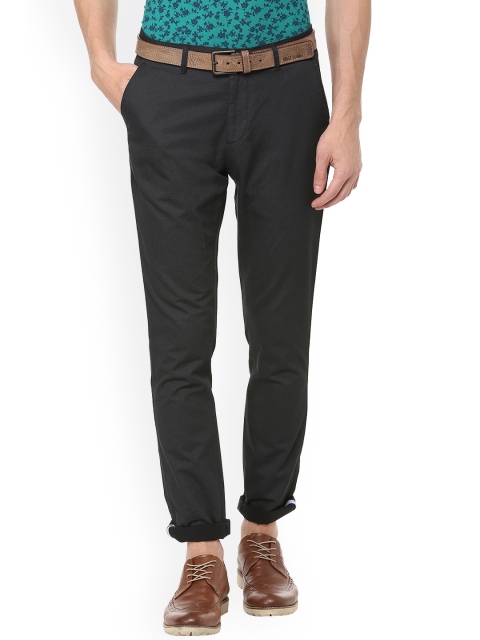 

Van Heusen Sport Men Grey Slim Fit Self Design Chinos