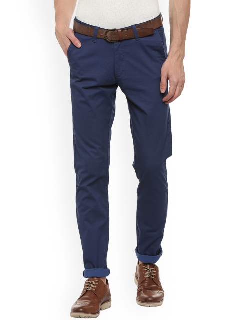 

Van Heusen Sport Men Blue Slim Fit Printed Chinos