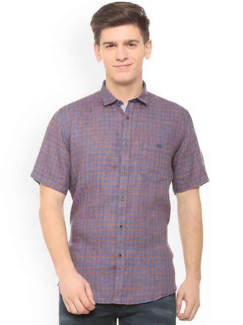 

Van Heusen Sport Men Blue Slim Fit Printed Casual Shirt