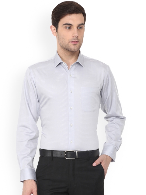 

Van Heusen Men Purple Regular Fit Self Design Formal Shirt