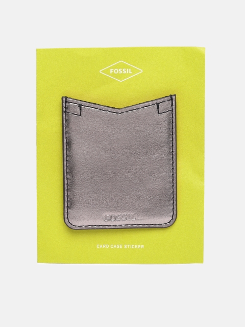 

Fossil Women Silver-Toned Phone Case Card Holder Sticker