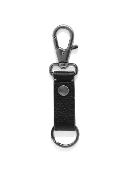 

Fossil Men Black Textured Key Chain