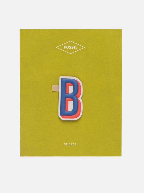 

Fossil Women Multicoloured Letter B Handbag or Wallet Sticker, Multi