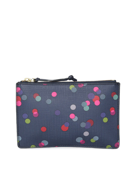 

Fossil Women Blue Printed Purse