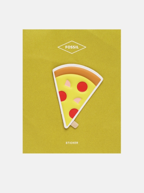 

Fossil Women Yellow & Red Pizza Slice Sticker