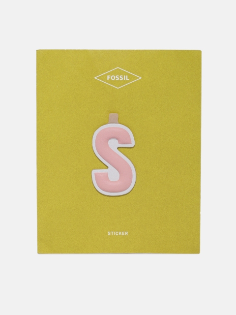 

Fossil Women Pink & White S Shaped Sticker