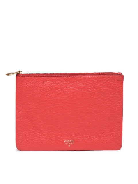 

Fossil Women Red Solid Clutch