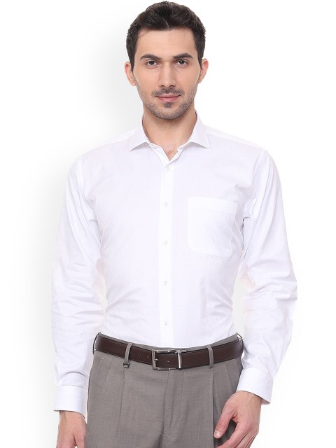 

Van Heusen Men White Regular Fit Solid Formal Shirt