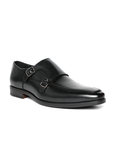 

San Frissco Men Black Semiformal Monk Shoes