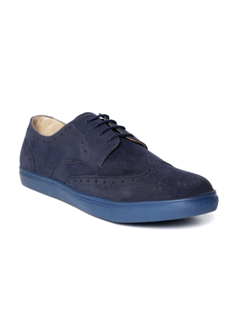 

San Frissco Men Navy Blue Brogues