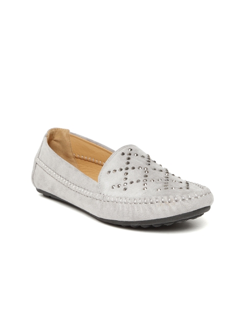 

CODE by Lifestyle Women Grey Embellished Loafers