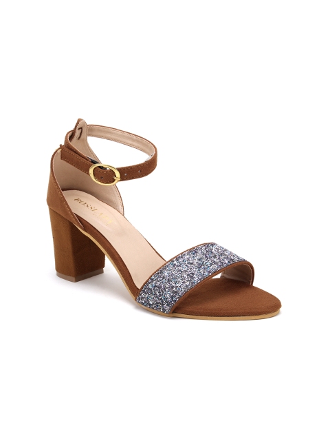 

SCENTRA Women Brown Embellished Sandals
