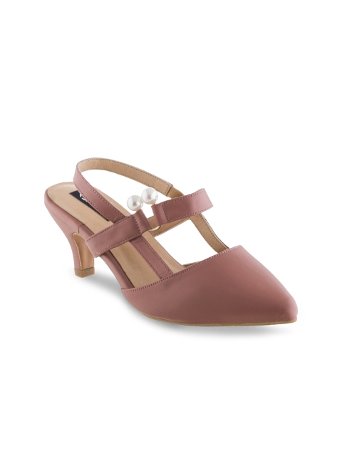 

Sherrif Shoes Women Mauve Solid Heels