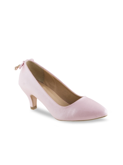 

Sherrif Shoes Women Pink Solid Pumps