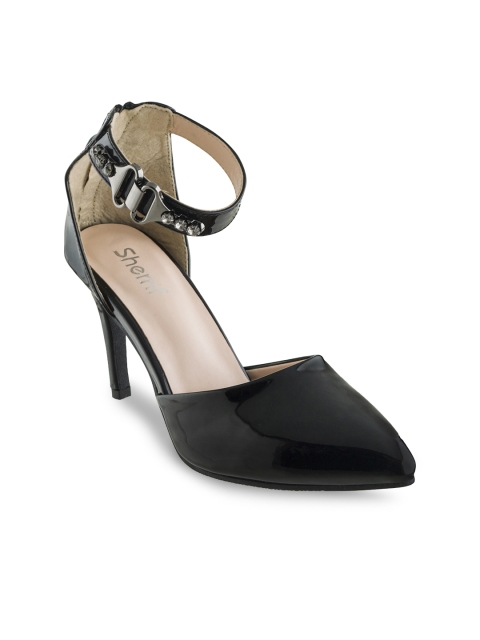 

Sherrif Shoes Women Black Solid Pumps