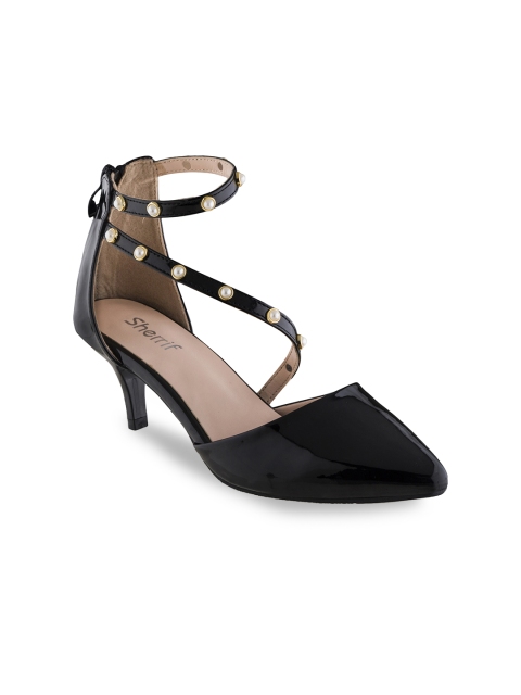 

Sherrif Shoes Women Black Solid Heels