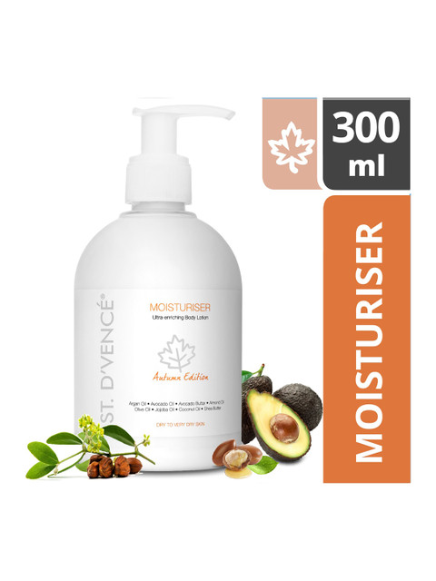 

ST. DVENCE Unisex Autumn Edition Body Moisturiser 300ml, White