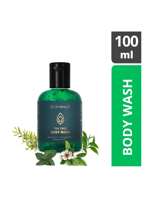 

ST. DVENCE Unisex Tea Tree Bath & Body Wash 100ml, Green