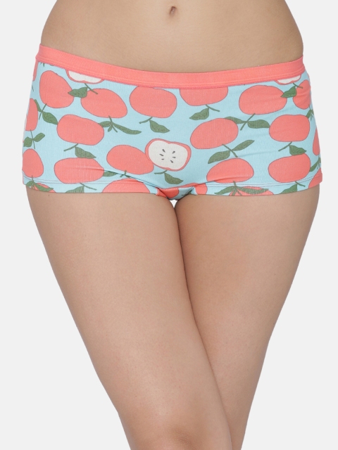 

Clovia Women Multicoloured Printed Boy Shorts PN3155P03XL, Multi