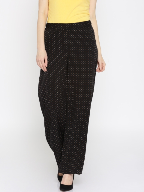 

Vero Moda Black Dot Print Palazzo Trousers