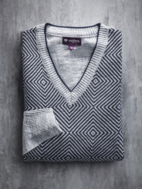 

INVICTUS Grey Melange Sweater