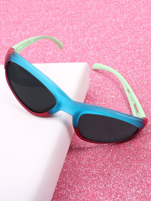 

lil' star Kids Shield Sunglasses 8903705152727, Black