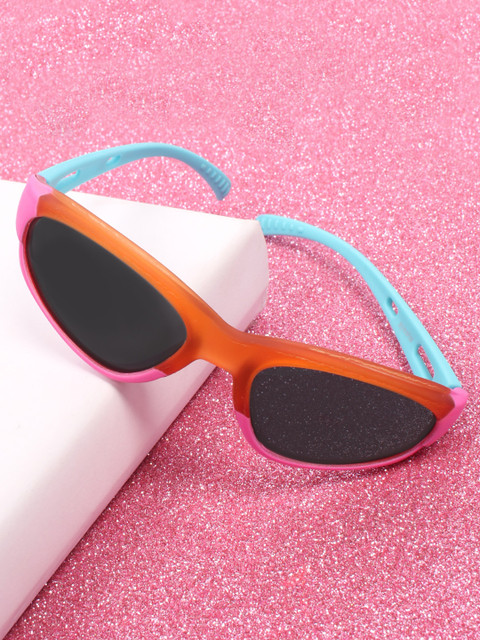 

lil' star Kids Shield Sunglasses 8903705152741, Black