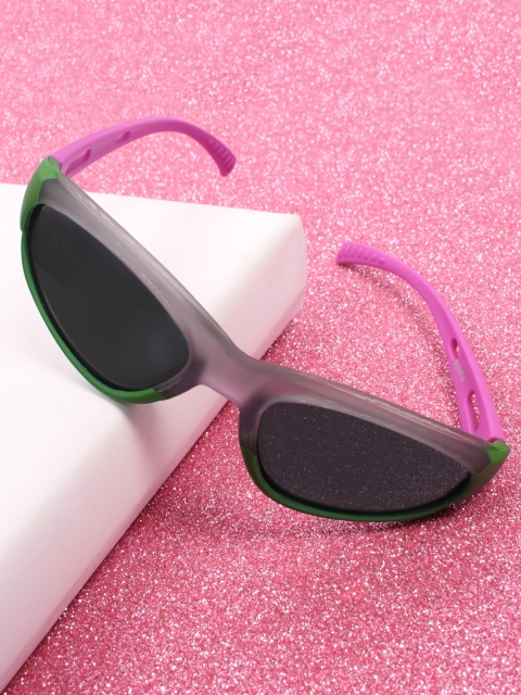 

lil' star Kids Shield Sunglasses 8903705152734, Black