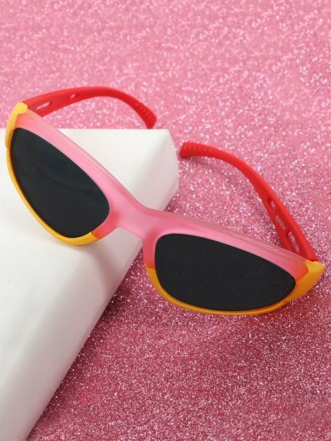 

lil' star Kids Shield Sunglasses 8903705152710, Black