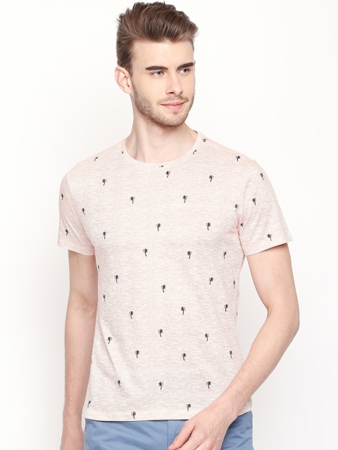 

Urban Ranger by pantaloons Men Beige Printed Round Neck T-shirt