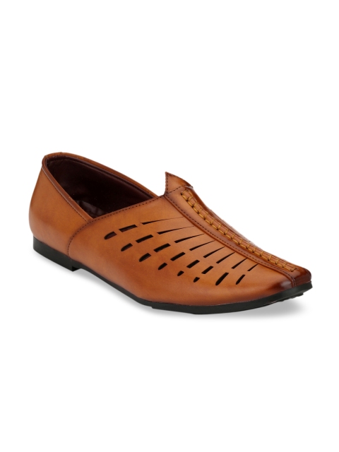 

Azzaro Black Men Beige Slip-ons