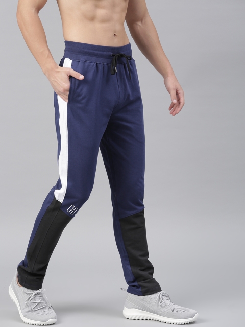 

HRX by Hrithik Roshan Men Navy Blue Solid Slim Fit Running Joggers