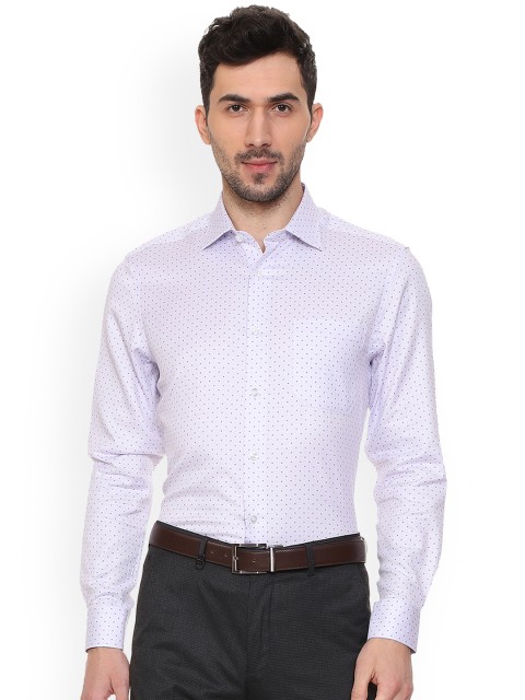 

Louis Philippe Men Blue Regular Fit Printed Casual Shirt