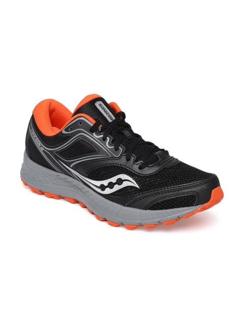 

saucony Men Black ERSAFOAM COHESION TR1 Running Shoes