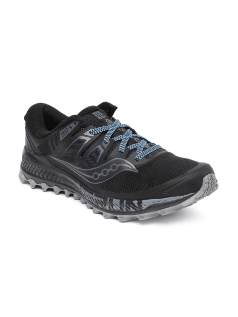 

saucony Men Black Running Shoes