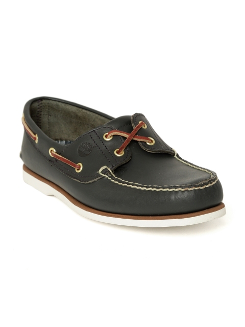 

Timberland Men Navy Blue CLS21 SM Leather Boat Shoes