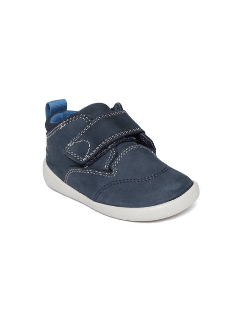 

Timberland Kids Navy Blue Leather Treesprout Lace Casual Shoes