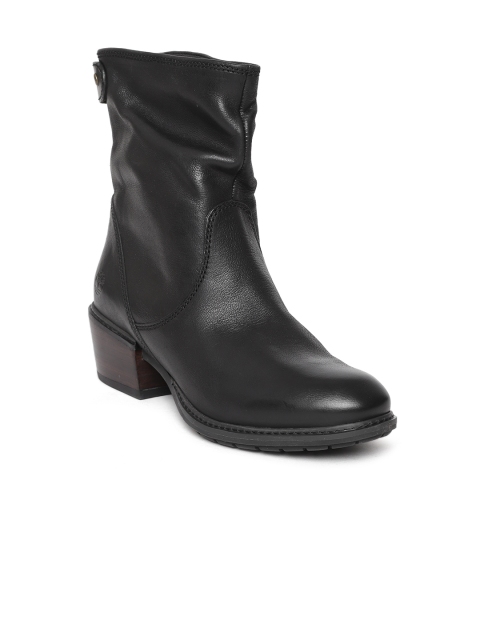 

Timberland Women Black Sutherlin Bay Mid-Top Flat Boots