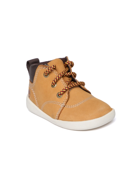 

Timberland Kids Tan Brown Leather Treesprout Lace Casual Shoes