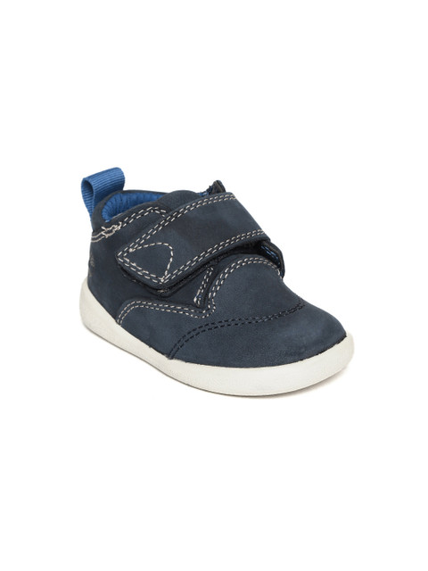 

Timberland Kids Navy Blue TREESPROUT H&L OX Leather Sneakers