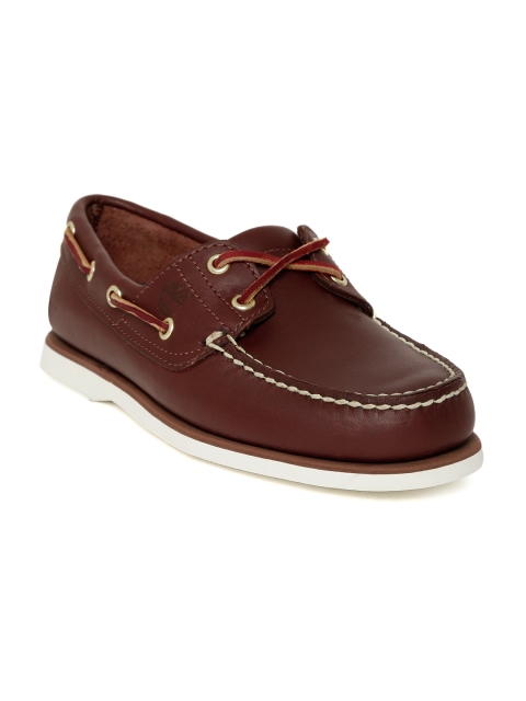 

Timberland Men Brown 2-Eye Leather Boat Shoes