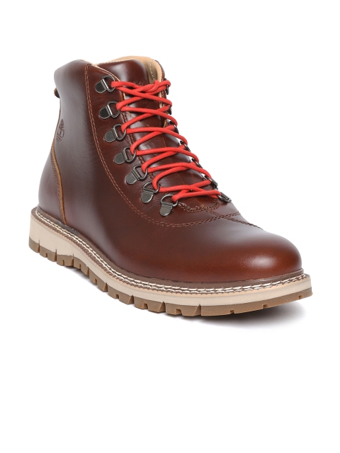 

Timberland Men Brown Britton Hill Hiker Leather Casual Shoes